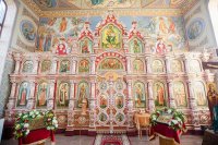 5-Управляющий Усть-Каменогорской епархией сослужил Главе Казахстанского Митрополичьего округа за освящением храма во имя новомучеников акмолинских