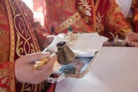 7-Управляющий Усть-Каменогорской епархией сослужил Главе Казахстанского Митрополичьего округа за освящением храма во имя новомучеников акмолинских