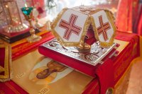 13-Управляющий Усть-Каменогорской епархией сослужил Главе Казахстанского Митрополичьего округа за освящением храма во имя новомучеников акмолинских