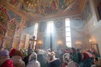 16-Управляющий Усть-Каменогорской епархией сослужил Главе Казахстанского Митрополичьего округа за освящением храма во имя новомучеников акмолинских