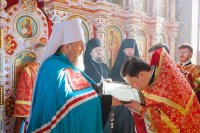27-Управляющий Усть-Каменогорской епархией сослужил Главе Казахстанского Митрополичьего округа за освящением храма во имя новомучеников акмолинских