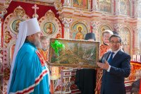 29-Управляющий Усть-Каменогорской епархией сослужил Главе Казахстанского Митрополичьего округа за освящением храма во имя новомучеников акмолинских