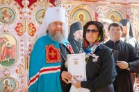 30-Управляющий Усть-Каменогорской епархией сослужил Главе Казахстанского Митрополичьего округа за освящением храма во имя новомучеников акмолинских