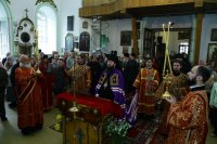 5-Божественная Литургия в день Собора новомучеников и исповедников Казахстанских в Спасо-Воскресенском кафедральном соборе Семипалатинска