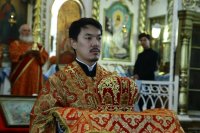 6-Божественная Литургия в день Собора новомучеников и исповедников Казахстанских в Спасо-Воскресенском кафедральном соборе Семипалатинска