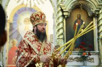 12-Божественная Литургия в день Собора новомучеников и исповедников Казахстанских в Спасо-Воскресенском кафедральном соборе Семипалатинска
