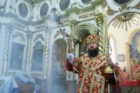 13-Божественная Литургия в день Собора новомучеников и исповедников Казахстанских в Спасо-Воскресенском кафедральном соборе Семипалатинска