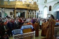 26-Божественная Литургия в день Собора новомучеников и исповедников Казахстанских в Спасо-Воскресенском кафедральном соборе Семипалатинска