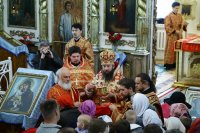 32-Божественная Литургия в день Собора новомучеников и исповедников Казахстанских в Спасо-Воскресенском кафедральном соборе Семипалатинска