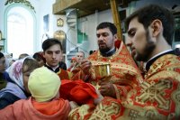 34-Божественная Литургия в день Собора новомучеников и исповедников Казахстанских в Спасо-Воскресенском кафедральном соборе Семипалатинска