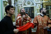35-Божественная Литургия в день Собора новомучеников и исповедников Казахстанских в Спасо-Воскресенском кафедральном соборе Семипалатинска