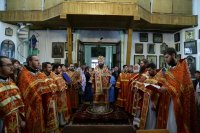 36-Божественная Литургия в день Собора новомучеников и исповедников Казахстанских в Спасо-Воскресенском кафедральном соборе Семипалатинска