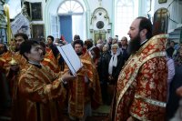 37-Божественная Литургия в день Собора новомучеников и исповедников Казахстанских в Спасо-Воскресенском кафедральном соборе Семипалатинска