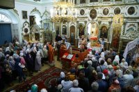 38-Божественная Литургия в день Собора новомучеников и исповедников Казахстанских в Спасо-Воскресенском кафедральном соборе Семипалатинска