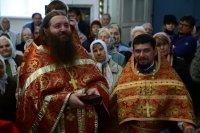 46-Божественная Литургия в день Собора новомучеников и исповедников Казахстанских в Спасо-Воскресенском кафедральном соборе Семипалатинска