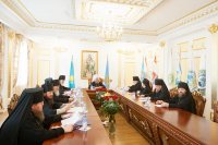 5-Преосвященный епископ Амфилохий принял участие в совещании  архипастырей Православной Церкви Казахстана