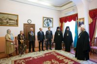 1-Управляющий Усть-Каменогорской епархией принял участие во вручении наград Казахстанского Митрополичьего округа по случаю 20-летия передачи православным верующим Вознесенского собора Южной столицы