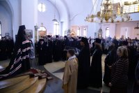 8-Чин прощения в главном храме столицы Рудного Алтая