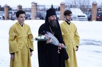 16-В Прощеное воскресенье епископ Амфилохий совершил Литургию в Андреевском соборе Усть-Каменогорска