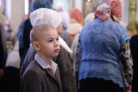 18-В Прощеное воскресенье епископ Амфилохий совершил Литургию в Андреевском соборе Усть-Каменогорска