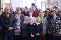 33-В Прощеное воскресенье епископ Амфилохий совершил Литургию в Андреевском соборе Усть-Каменогорска