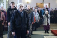 19-В Неделю четвертую Великого поста епископ Амфилохий совершил Литургию свт. Василия Великого в главном храме Усть-Каменогорска – Андреевском соборе