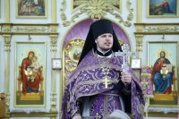 23-В Неделю четвертую Великого поста епископ Амфилохий совершил Литургию свт. Василия Великого в главном храме Усть-Каменогорска – Андреевском соборе