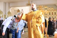 1-Воскресная литургия архипастрыским служением в главном храме Восточного Казахстана