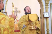 13-Воскресная литургия архипастрыским служением в главном храме Восточного Казахстана