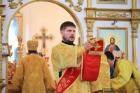 18-Воскресная литургия архипастрыским служением в главном храме Восточного Казахстана