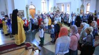 24-Воскресная литургия архипастрыским служением в главном храме Восточного Казахстана