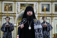 1-Во вторник первой седмицы Великого поста епископ Амфилохий продолжил чтение Великого канона прп. Андрея Критского