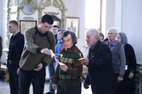 2-Во вторник первой седмицы Великого поста епископ Амфилохий продолжил чтение Великого канона прп. Андрея Критского