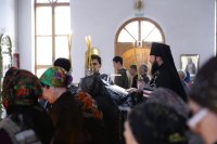 8-Во вторник первой седмицы Великого поста епископ Амфилохий продолжил чтение Великого канона прп. Андрея Критского