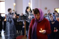 10-Во вторник первой седмицы Великого поста епископ Амфилохий продолжил чтение Великого канона прп. Андрея Критского