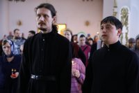 11-Во вторник первой седмицы Великого поста епископ Амфилохий продолжил чтение Великого канона прп. Андрея Критского
