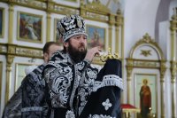 5-В среду первой седмицы Великого поста Управляющий Усть-Каменогорской епархией совершил Литургию Преждеосвященных Даров в Андреевском соборе