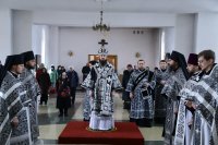 6-В среду первой седмицы Великого поста Управляющий Усть-Каменогорской епархией совершил Литургию Преждеосвященных Даров в Андреевском соборе