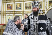 25-В среду первой седмицы Великого поста Управляющий Усть-Каменогорской епархией совершил Литургию Преждеосвященных Даров в Андреевском соборе