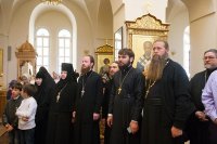 8-Епископ Амфилохий и иерархи Казахстанского Митрополичьего округа совершили Литургию в Горненском монастыре в Эйн-Кареме