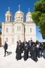 12-Епископ Амфилохий и иерархи Казахстанского Митрополичьего округа совершили Литургию в Горненском монастыре в Эйн-Кареме