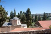 14-Епископ Амфилохий и иерархи Казахстанского Митрополичьего округа совершили Литургию в Горненском монастыре в Эйн-Кареме