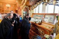 13-Епископ Амфилохий принял участие в праздновании 60-летия преставления ко Господу священноисповедника Николая, митрополита Алма-Атинского
