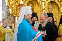 14-Епископ Амфилохий принял участие в праздновании 60-летия преставления ко Господу священноисповедника Николая, митрополита Алма-Атинского
