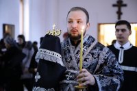 3-В четверг первой седмицы Великого поста епископ Амфилохий завершил чтение Покаянного канона св. Андрея Критского