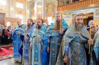 3-Члены Синода Православной Церкви Казахстана совершили литию на новом месте погребения приснопамятного митрополита Иосифа (Чернова) в Иверско-Серафимовском монастыре