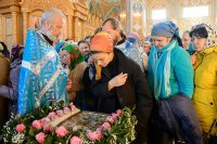 6-Члены Синода Православной Церкви Казахстана совершили литию на новом месте погребения приснопамятного митрополита Иосифа (Чернова) в Иверско-Серафимовском монастыре
