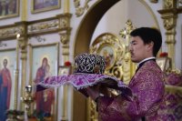 6-В праздник Воздвижения Креста Господня Управляющий Усть-Каменогорской епархией возглавил Литургию в главном храме Восточного Казахстана