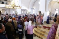 38-В праздник Воздвижения Креста Господня Управляющий Усть-Каменогорской епархией возглавил Литургию в главном храме Восточного Казахстана
