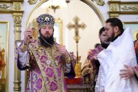 15-В день памяти великомученика Феодора Тирона епископ Амфилохий совершил Литургию свт. Иоанна Златоуста в главном храме Усть-Каменогорской епархии – Андреевском кафедральном соборе
